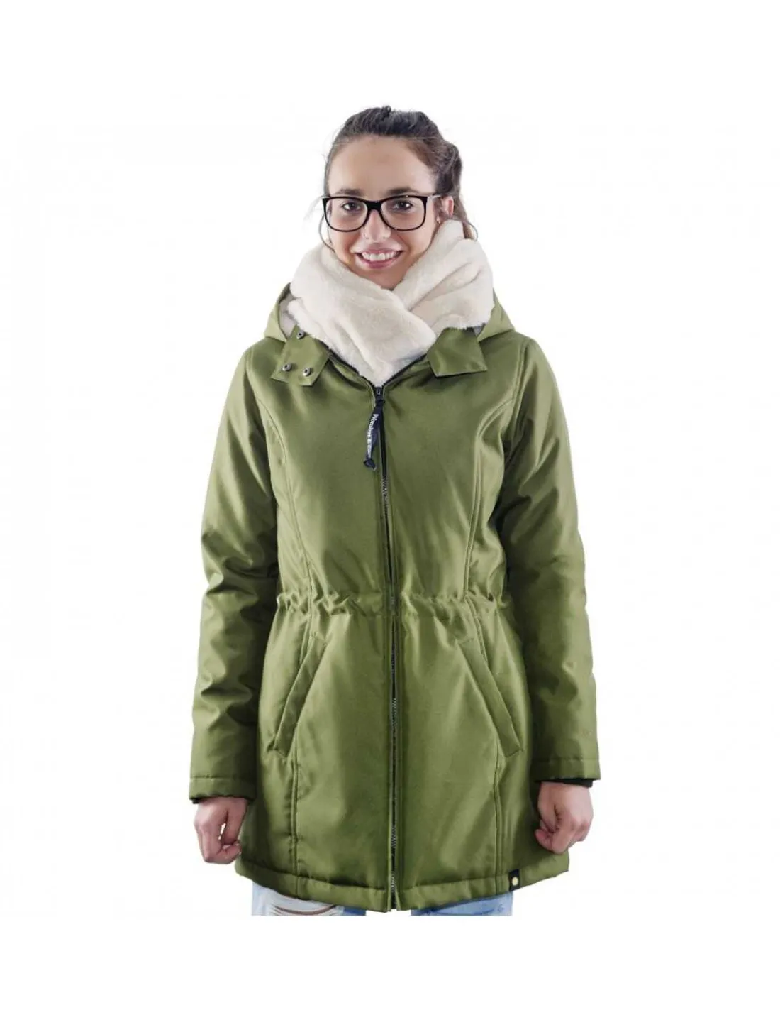 Wombat & Co London Abrigo de Porteo y Premamá Wallaby Verde y Beige