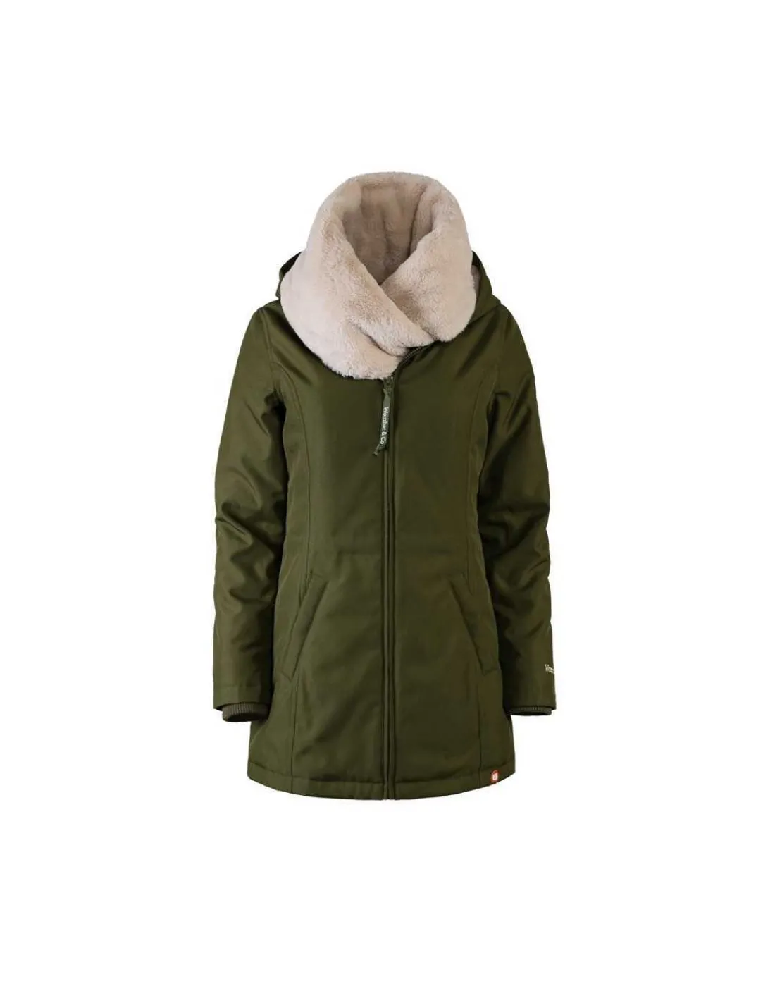 Wombat & Co London Abrigo de Porteo y Premamá Wallaby Verde y Beige