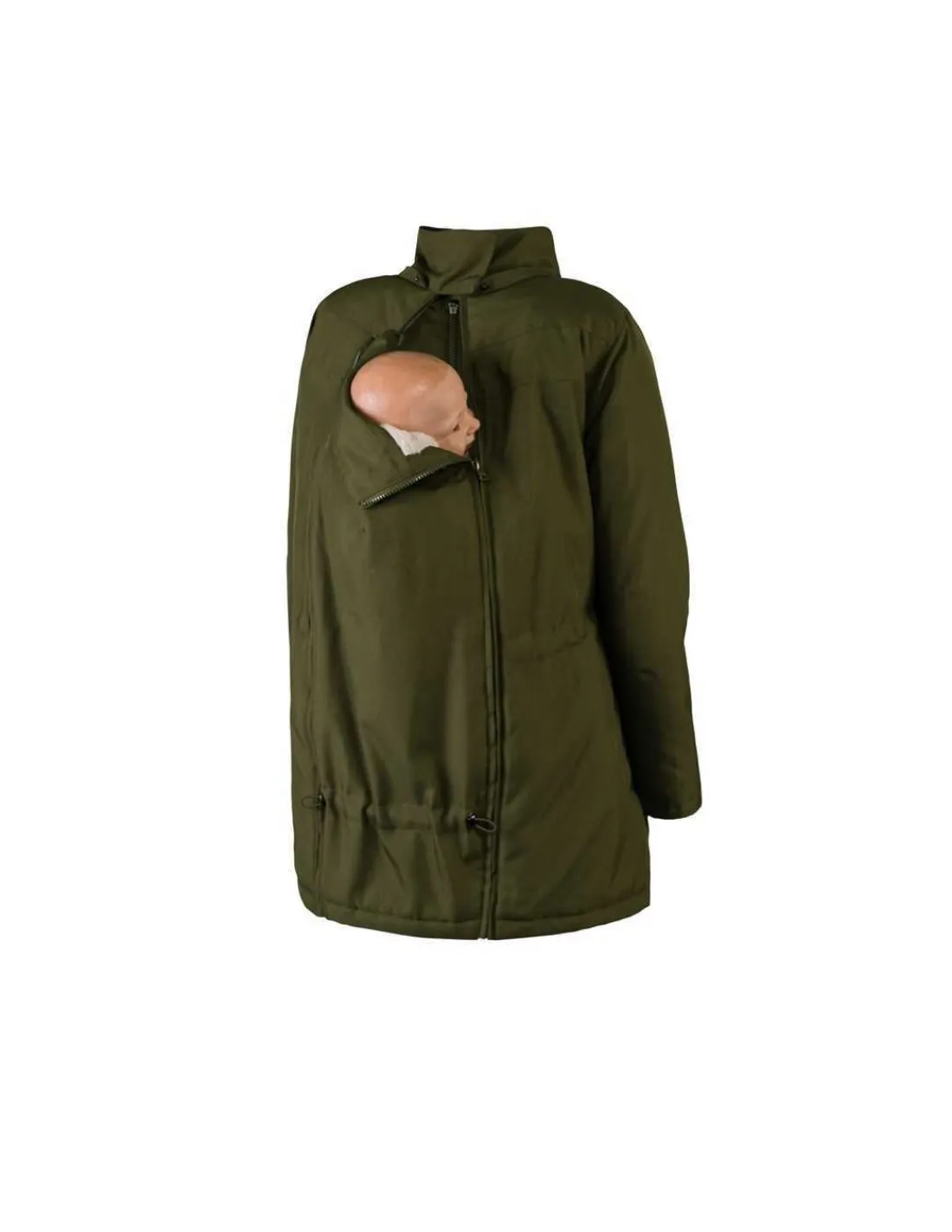 Wombat & Co London Abrigo de Porteo y Premamá Wallaby Verde y Beige