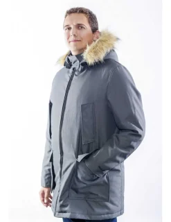 Wombat & Co London Abrigo Porteo Hombre Bandicoot Gris