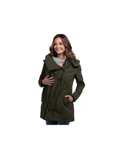 Wombat & Co London Abrigo porteo y premamá Wombat Shell Verde