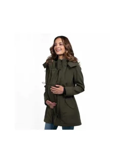 Wombat & Co London Abrigo porteo y premamá Wombat Shell Verde