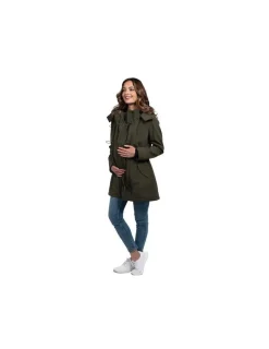 Wombat & Co London Abrigo porteo y premamá Wombat Shell Verde