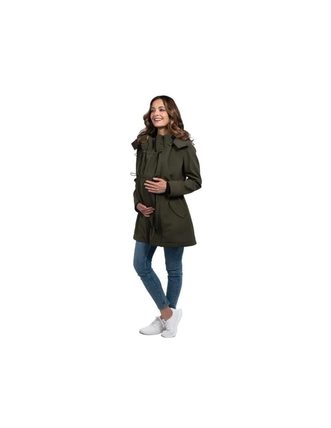 Wombat & Co London Abrigo porteo y premamá Wombat Shell Verde