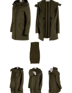 Wombat & Co London Abrigo porteo y premamá Wombat Shell Verde
