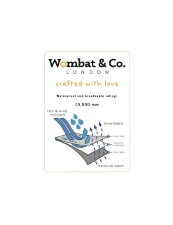 Wombat & Co London Abrigo porteo y premamá Wombat Shell Negro