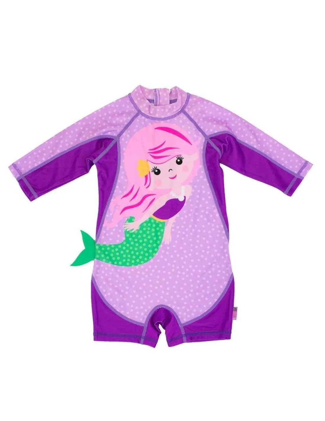 Zoocchini Bañador Manga Larga Bebé UV Sirena de