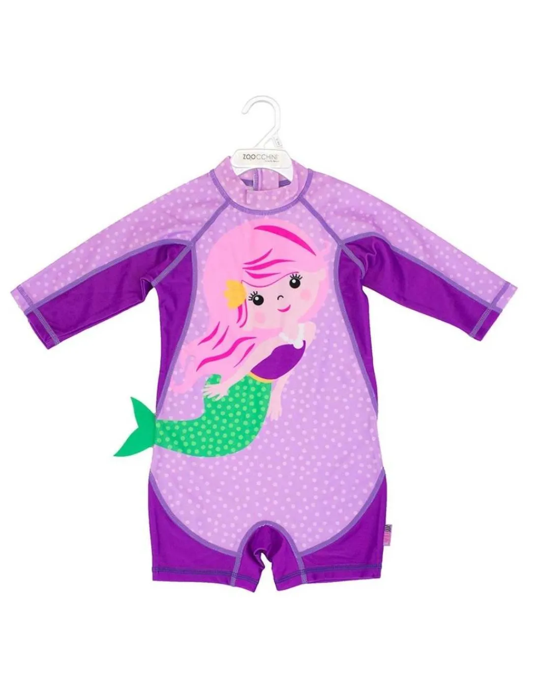Zoocchini Bañador Manga Larga Bebé UV Sirena de