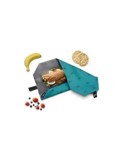 Roll Eat Boc'n'Roll Bicicleta - Porta Bocadillos y Snacks Reutilizable de Roll'eat