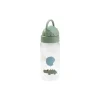 DONE BY DEER Botella con pajita Happy clouds Verde de