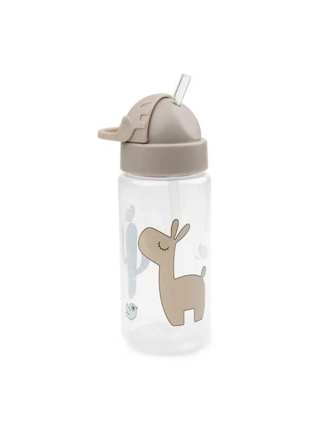 DONE BY DEER Botella con pajita Lalee Sand de
