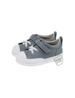 Piruflex Calzado Respetuoso Gris Puntera Blanca