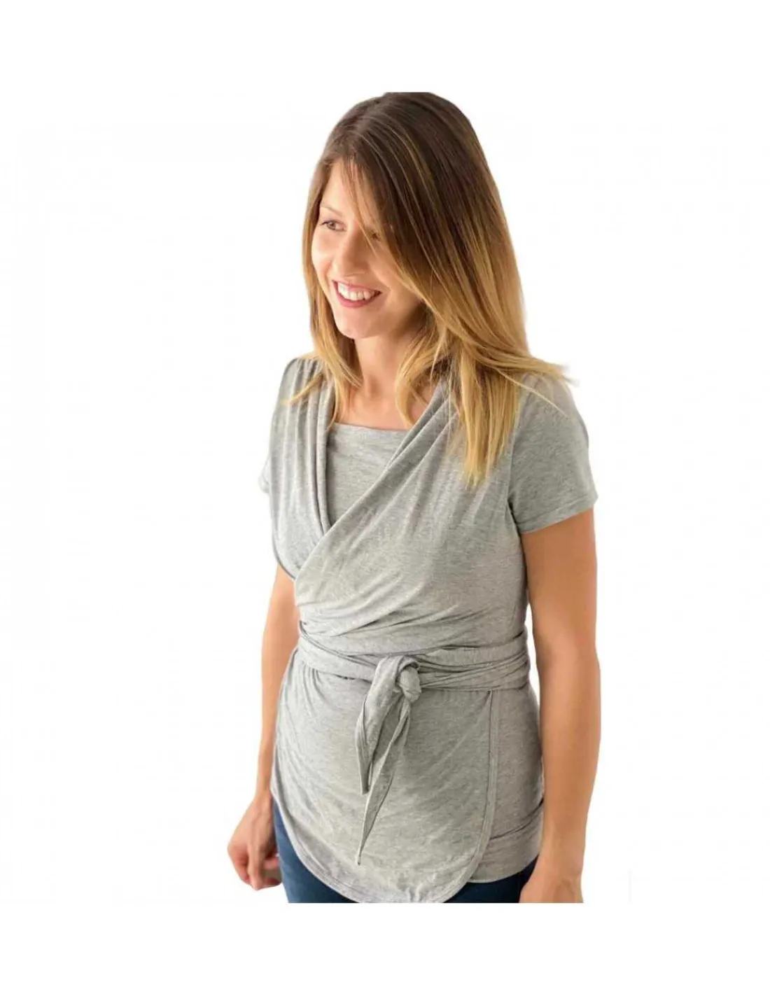 Quokkababy Camiseta Portabebé Gris
