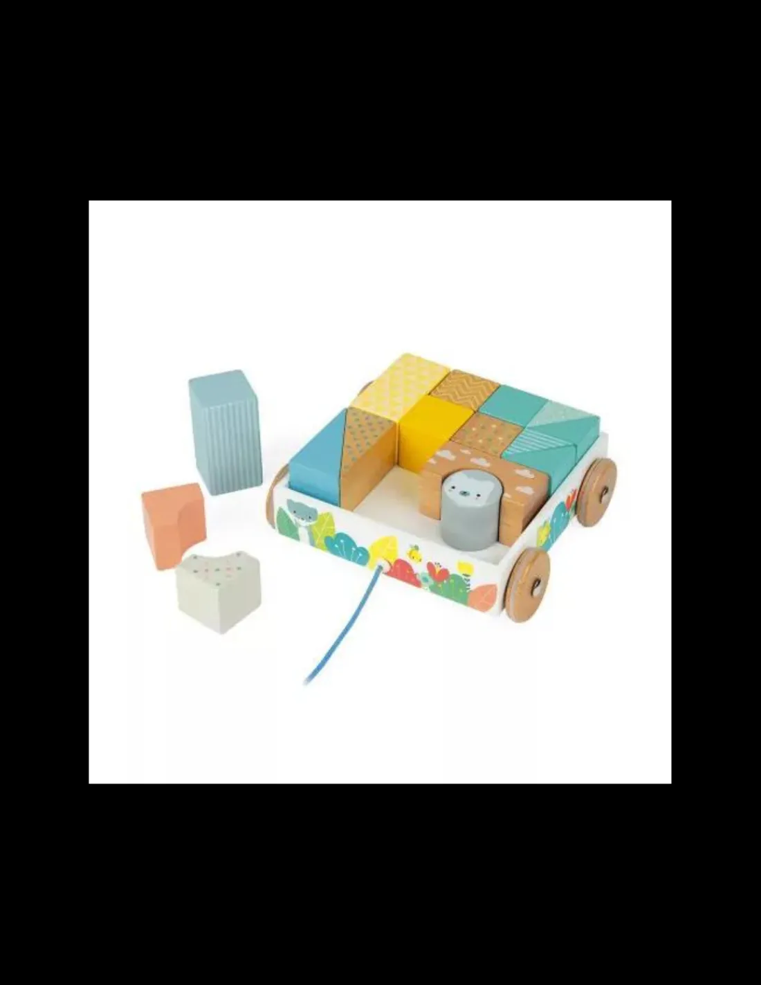 Janod Carrito con Cubos para Pasear de