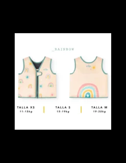 BTBOX Chaleco Flotador Rainbow Cream
