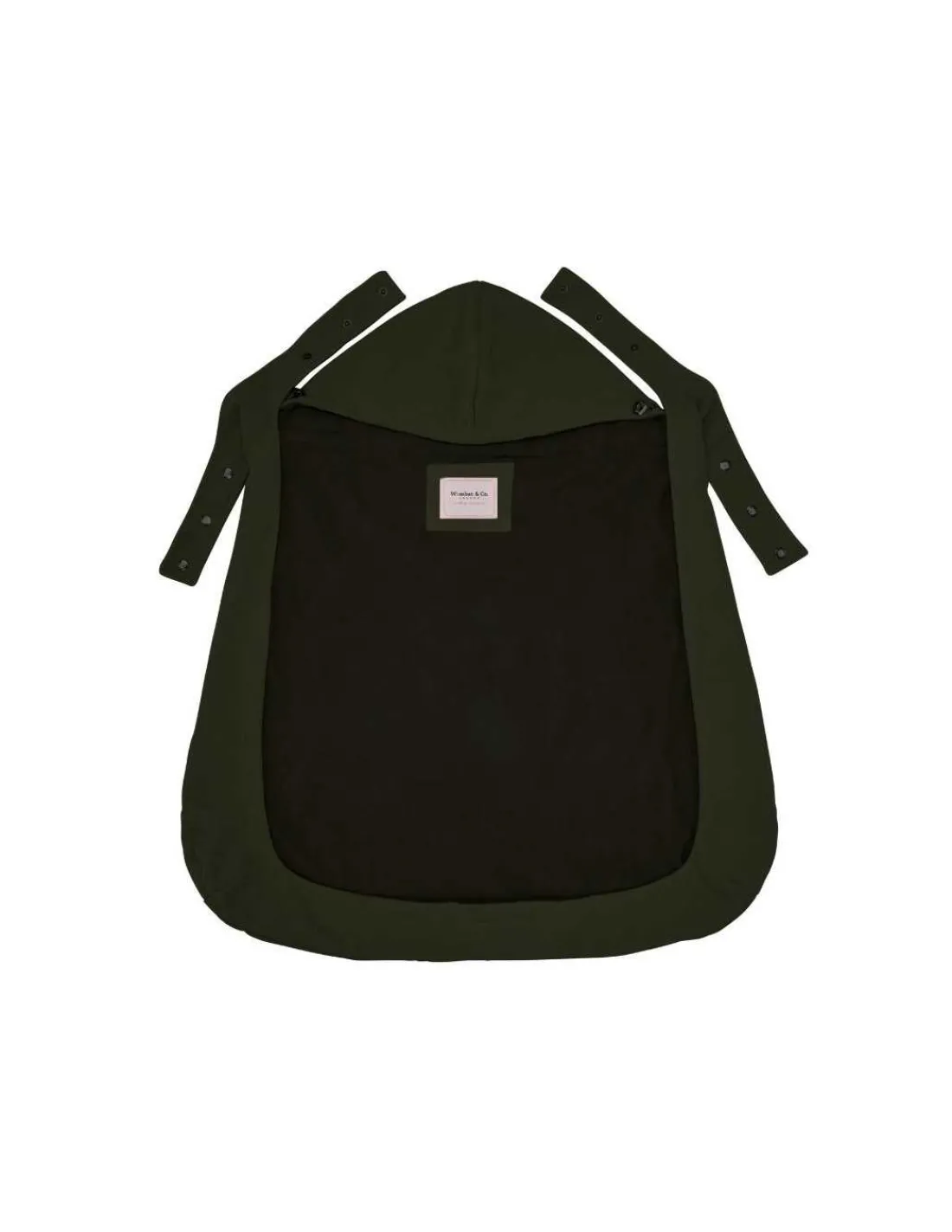 Wombat & Co London Cobertor de porteo Wombat Shell Verde