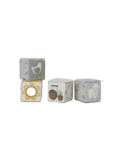Little Dutch Cubos Blanditos Apilable Pequeña Granja de
