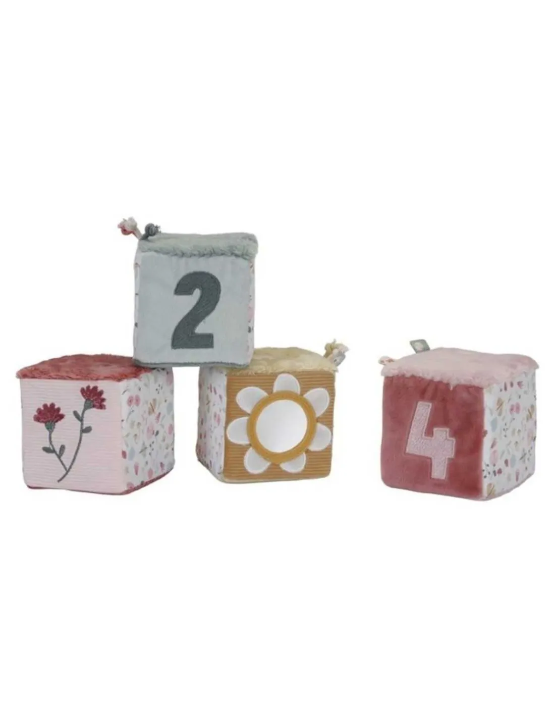 Little Dutch Cubos Blanditos Sensoriales Flores y Mariposas de