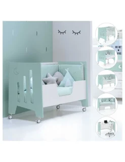 Alondra Cuna Colecho Evolutiva OMNI Mint 60x120cm de