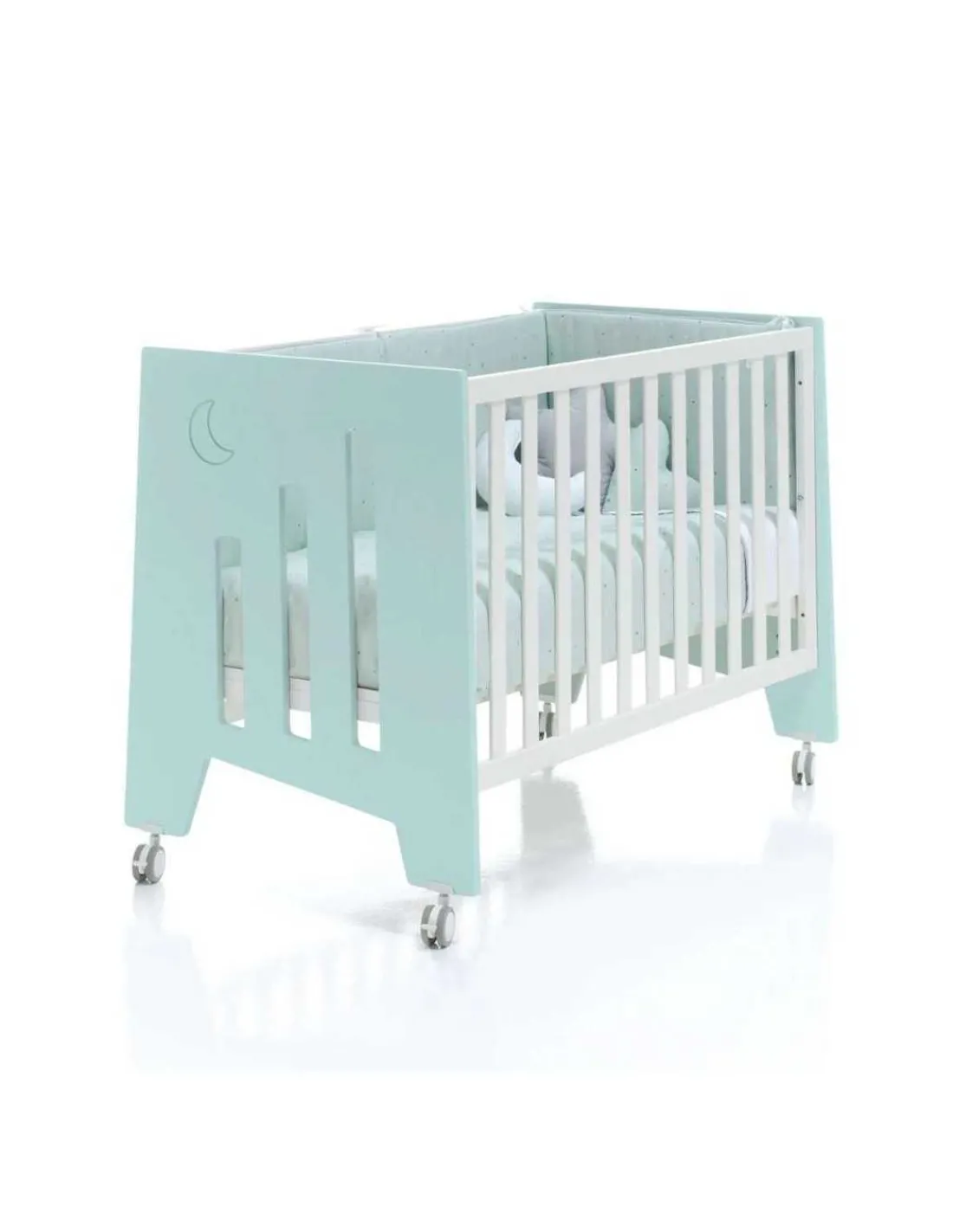 Alondra Cuna Colecho Evolutiva OMNI Mint 60x120cm de
