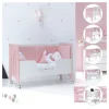 Alondra Cuna Colecho Evolutiva OMNI Rosa 60x120cm de