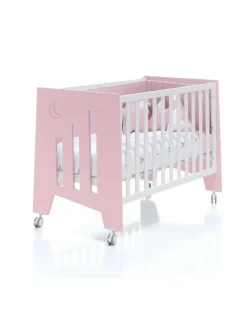 Alondra Cuna Colecho Evolutiva OMNI Rosa 60x120cm de