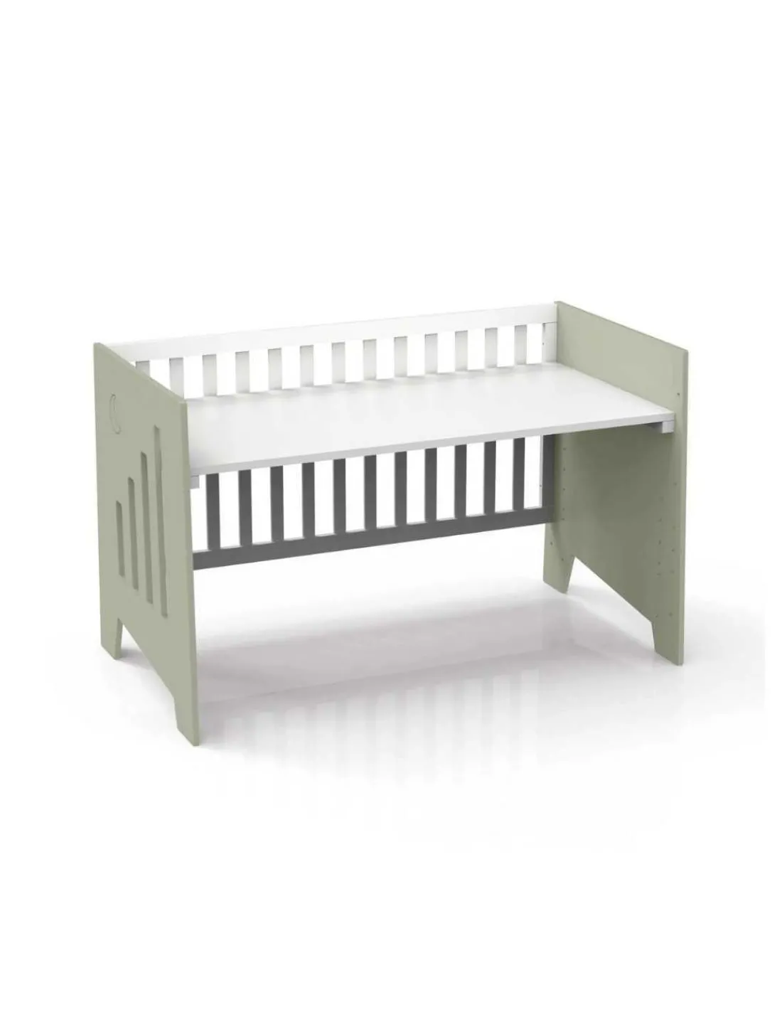 Alondra Cuna Colecho y Montessori OMNI XL Verde Oliva 70x140cm de