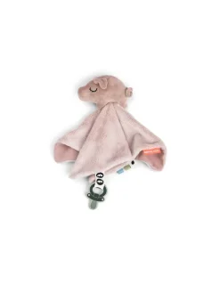 DONE BY DEER Dou dou Comfort blanket - Pigee - Powder de -