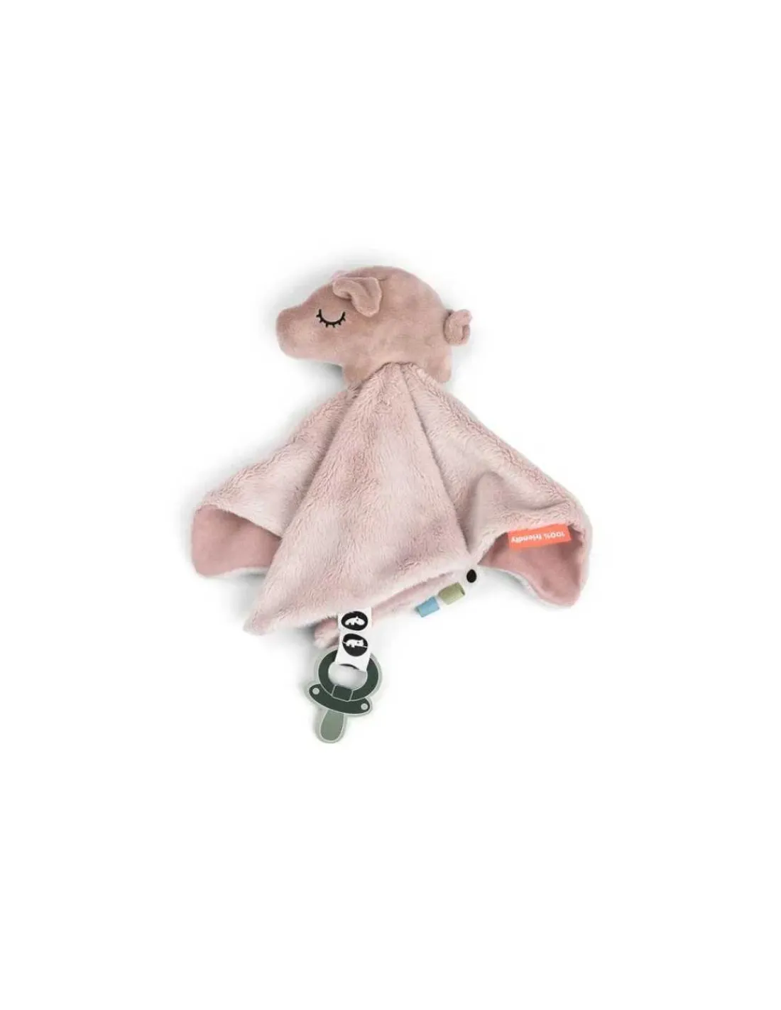 DONE BY DEER Dou dou Comfort blanket - Pigee - Powder de -