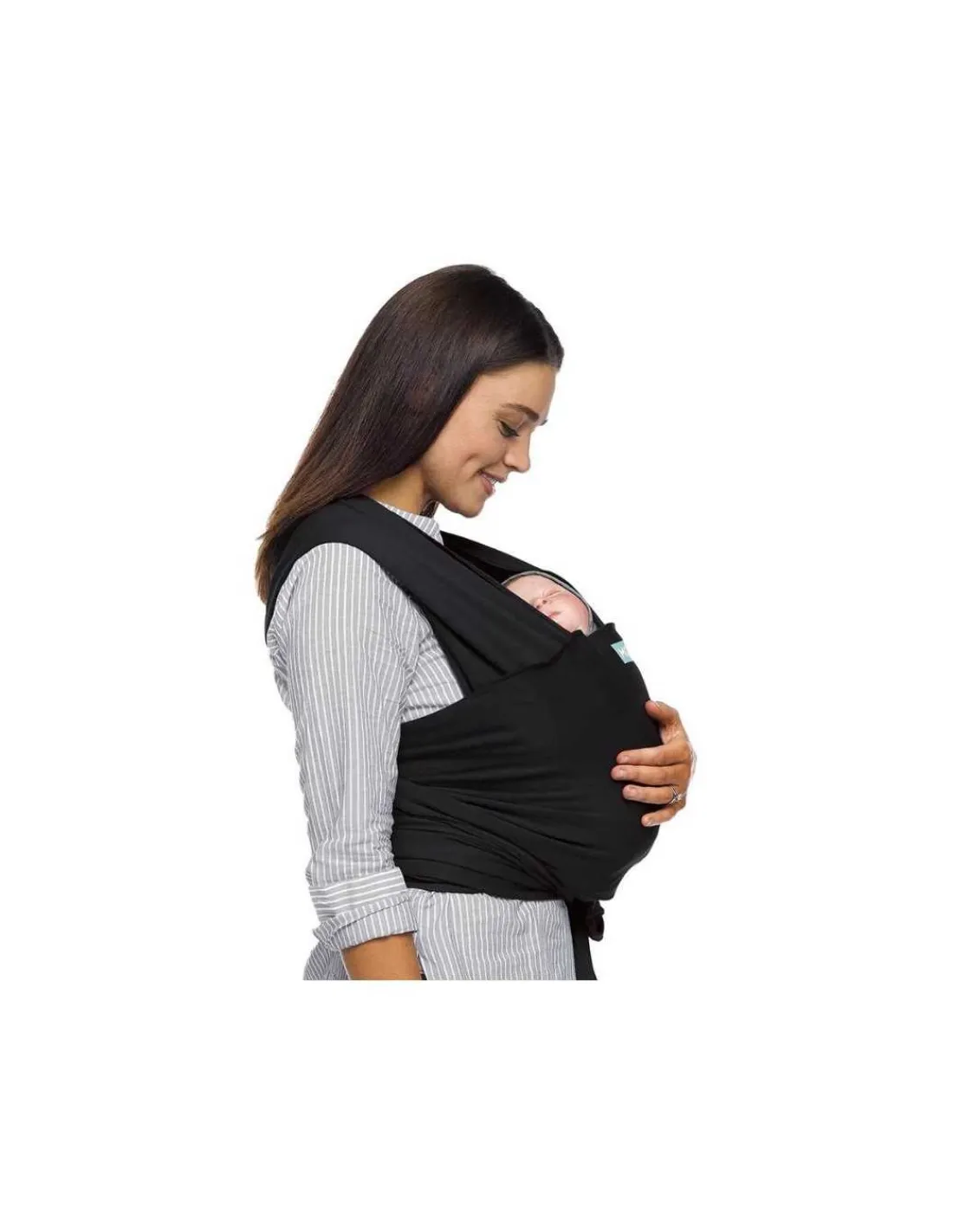 Moby Fular Portabebés Elástico Wrap Classic Black