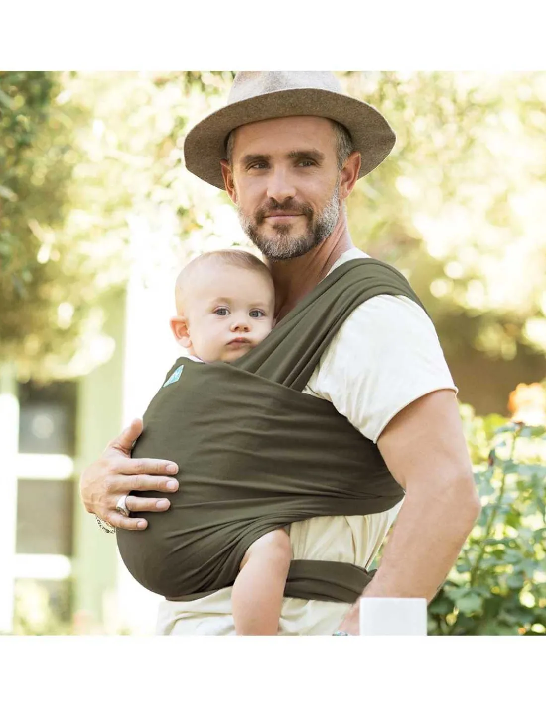 Moby Fular Portabebés Elástico Wrap Classic Hazel
