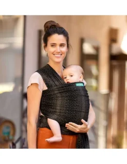 Moby Fular Portabebés Elástico Wrap Classic Fleck