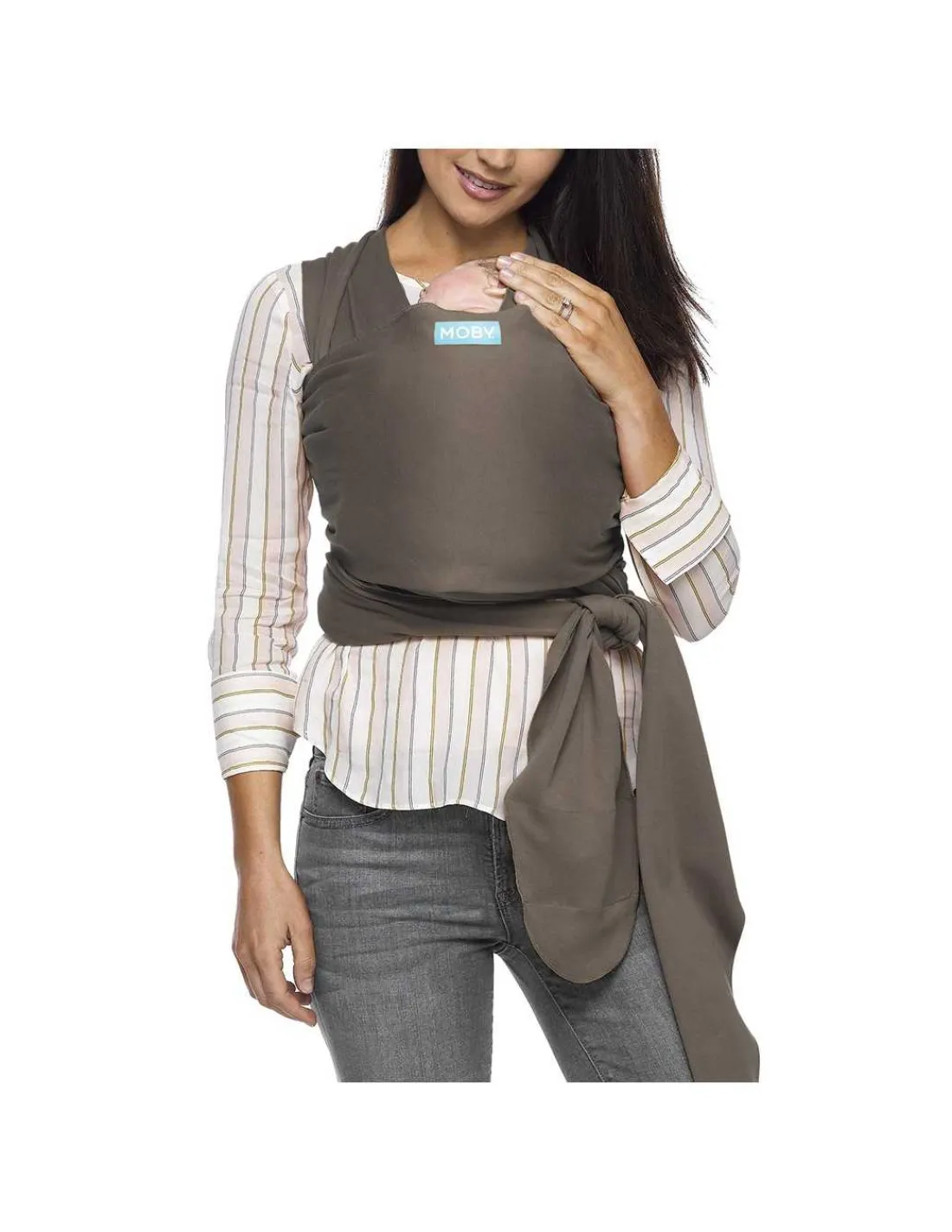 Moby Fular Portabebés Elástico Wrap Classic Cocoa