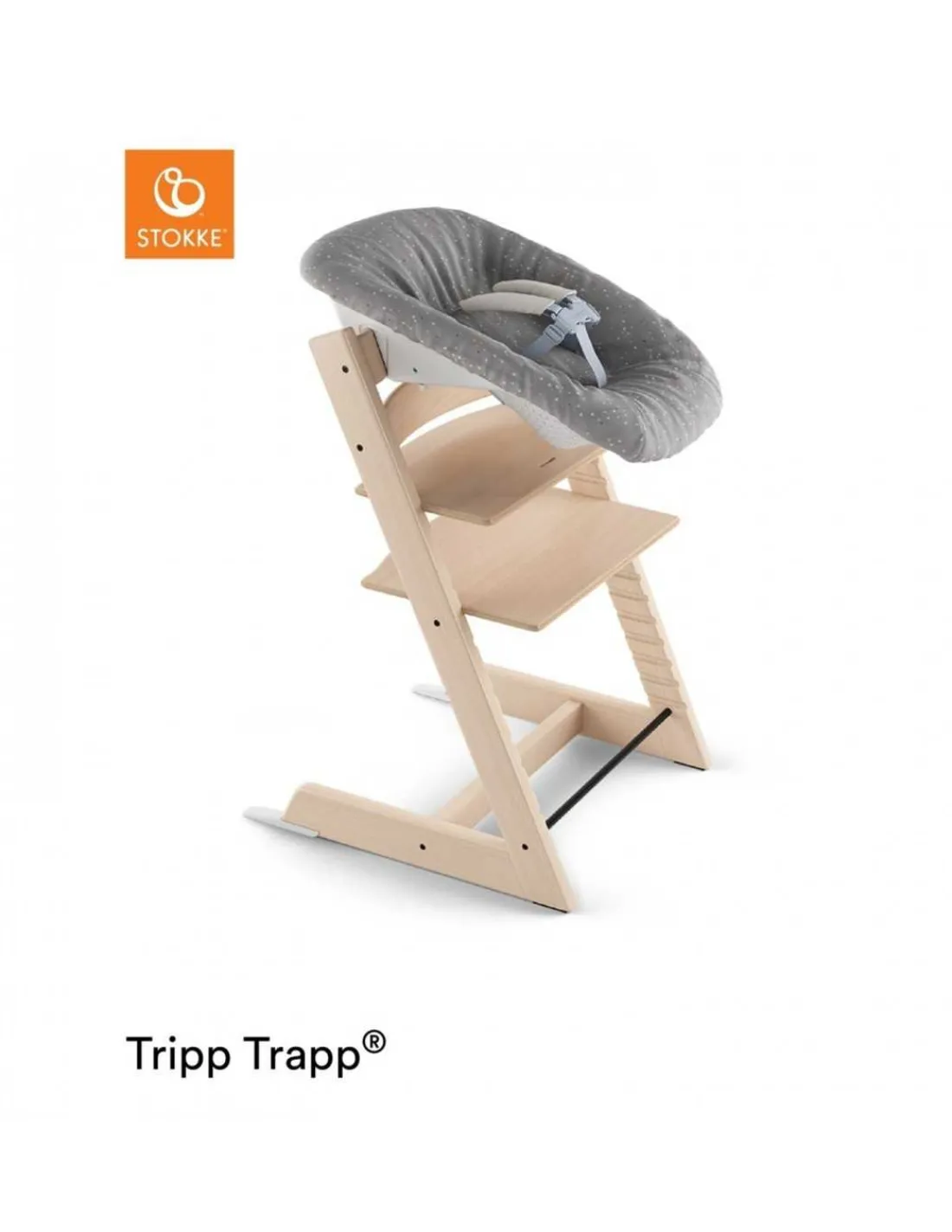 Stokke Funda Newborn Set Gris Corazones