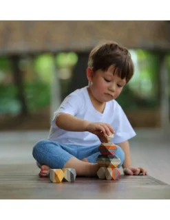 PlanToys Geo Rocas Apilables de