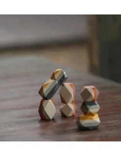 PlanToys Geo Rocas Apilables de
