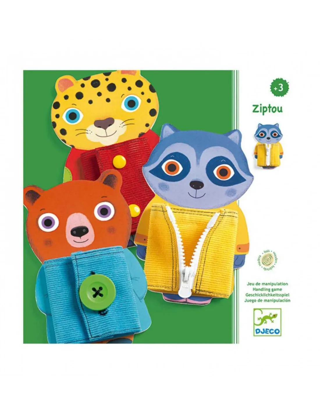 Djeco Juego aprendizaje Ziptou