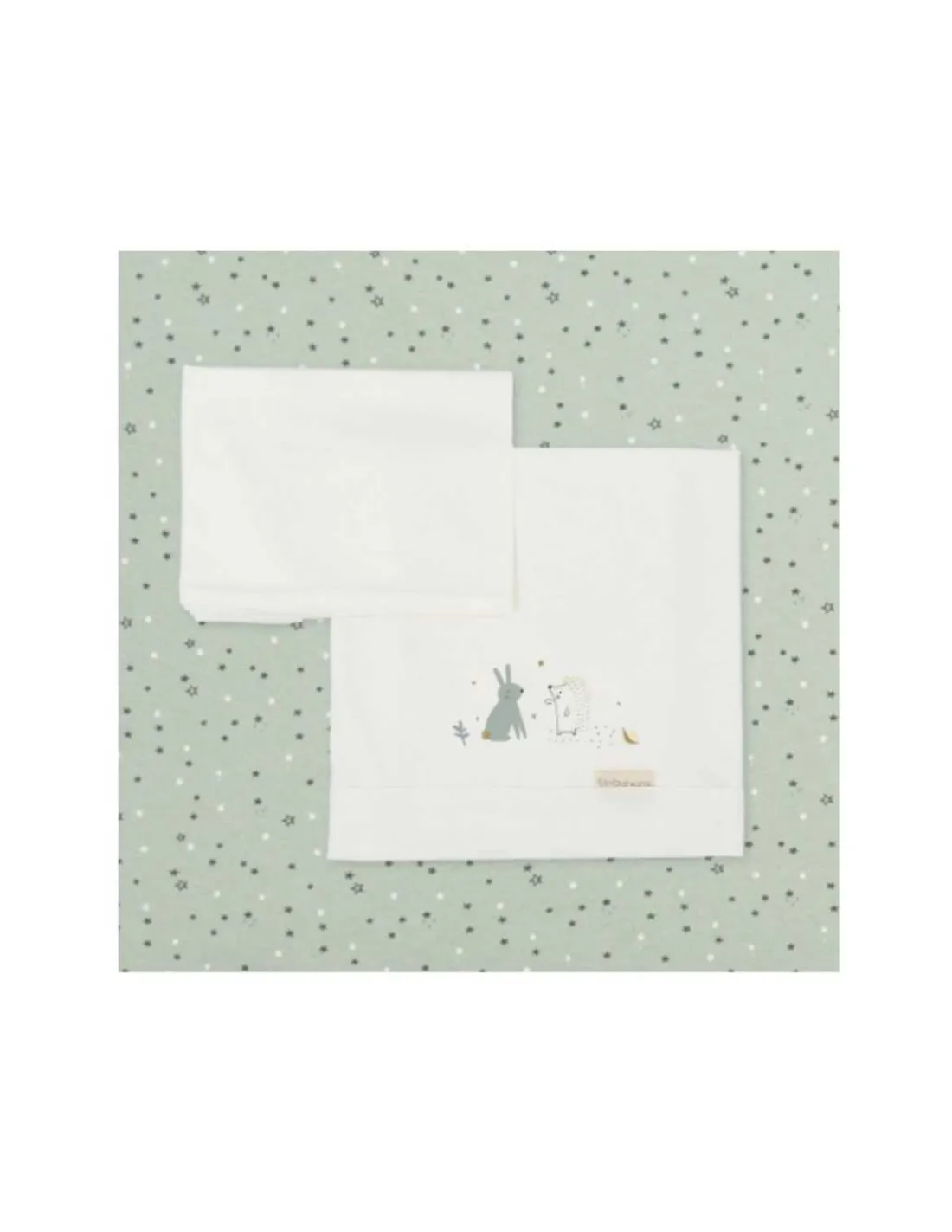 Bimbidreams Juego Sábanas 3 Piezas Punto Woodland