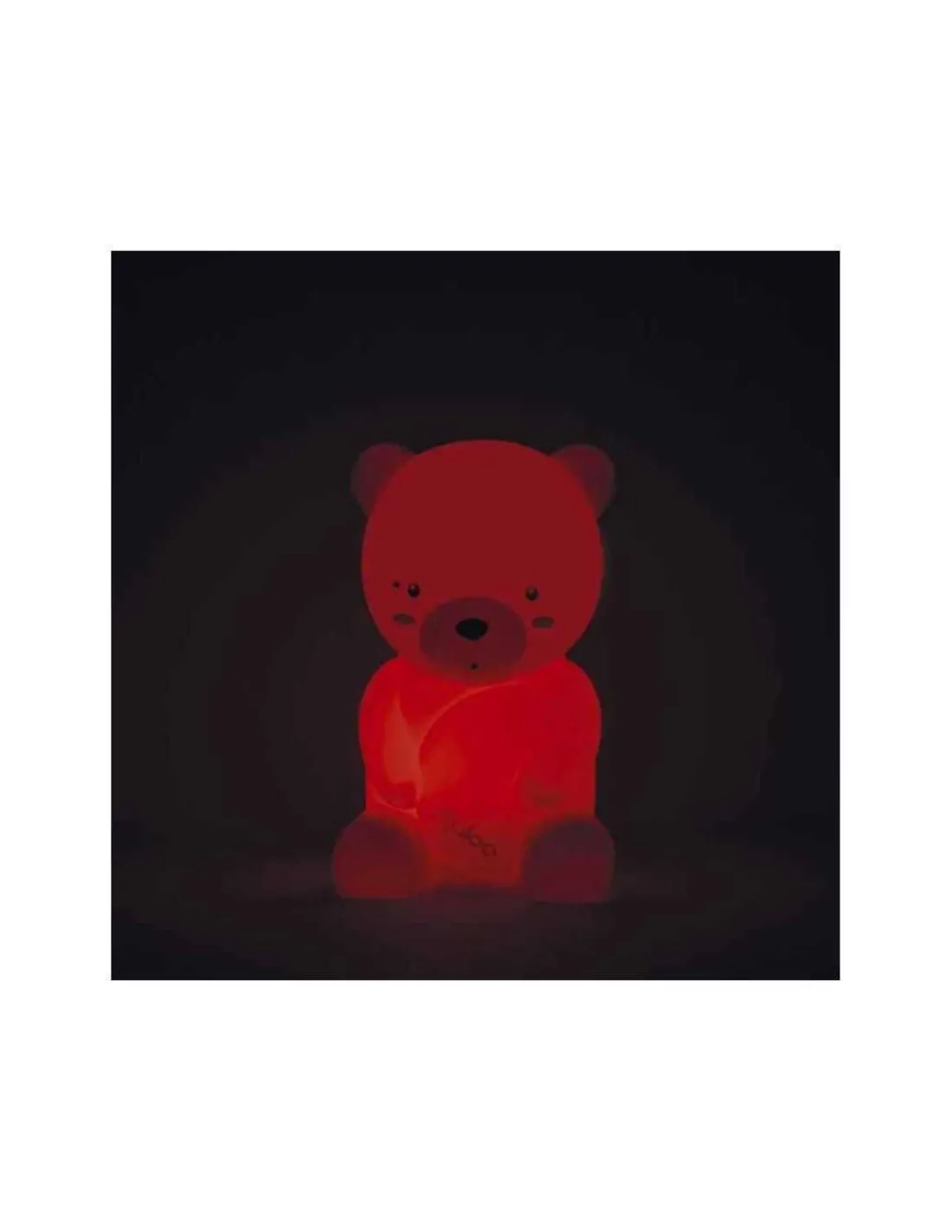 Kaloo Lampara LED blandita de silicona Osito de
