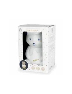 Kaloo Lampara LED blandita de silicona Mapache de