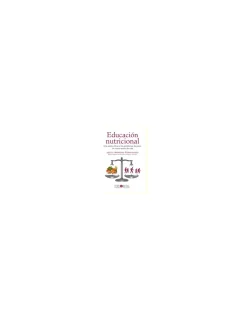 Libro "Educación Nutricional" de Jesús Moreno Fernández