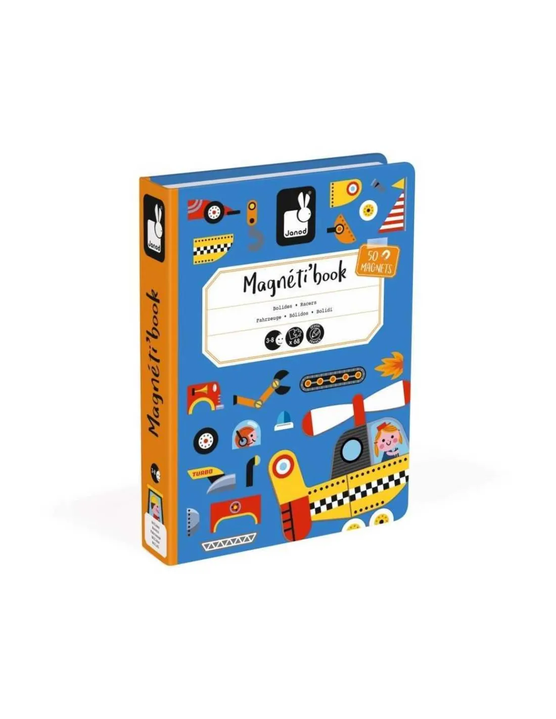 Janod Magneti'book Bolidos de