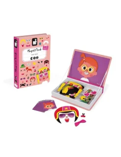 Janod Magneti'book Caras Locas chicas de