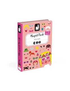 Janod Magneti'book Caras Locas chicas de