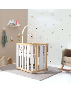 Alondra Minicuna Colecho evolutiva CREA PLUS TRE (4 en 1) Madera/Blanco de