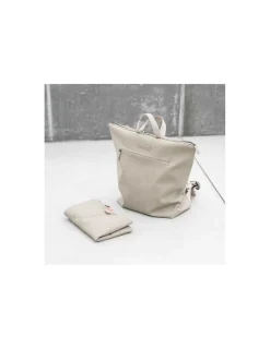 DONE BY DEER Mochila cambiador Beige de