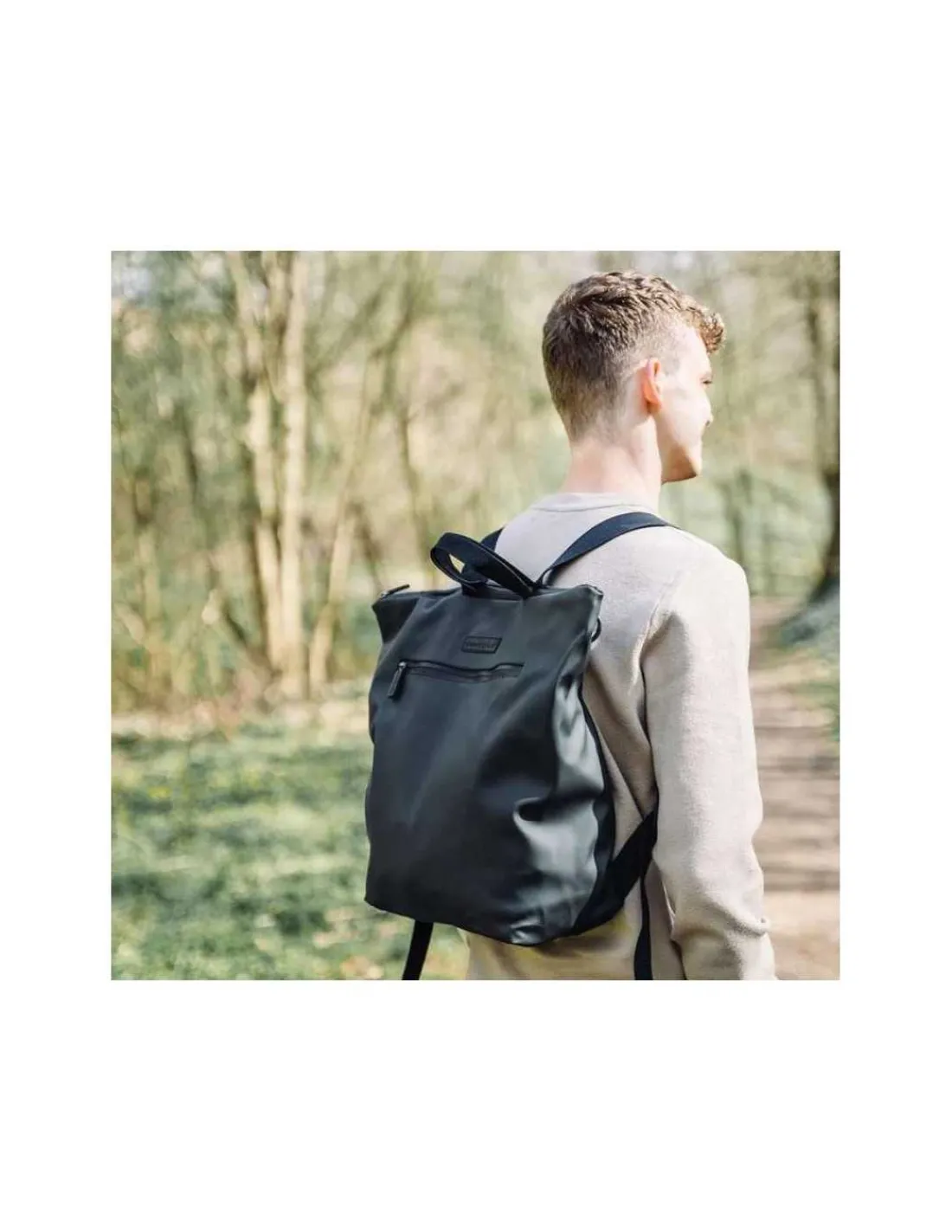 DONE BY DEER Mochila cambiador Negro de
