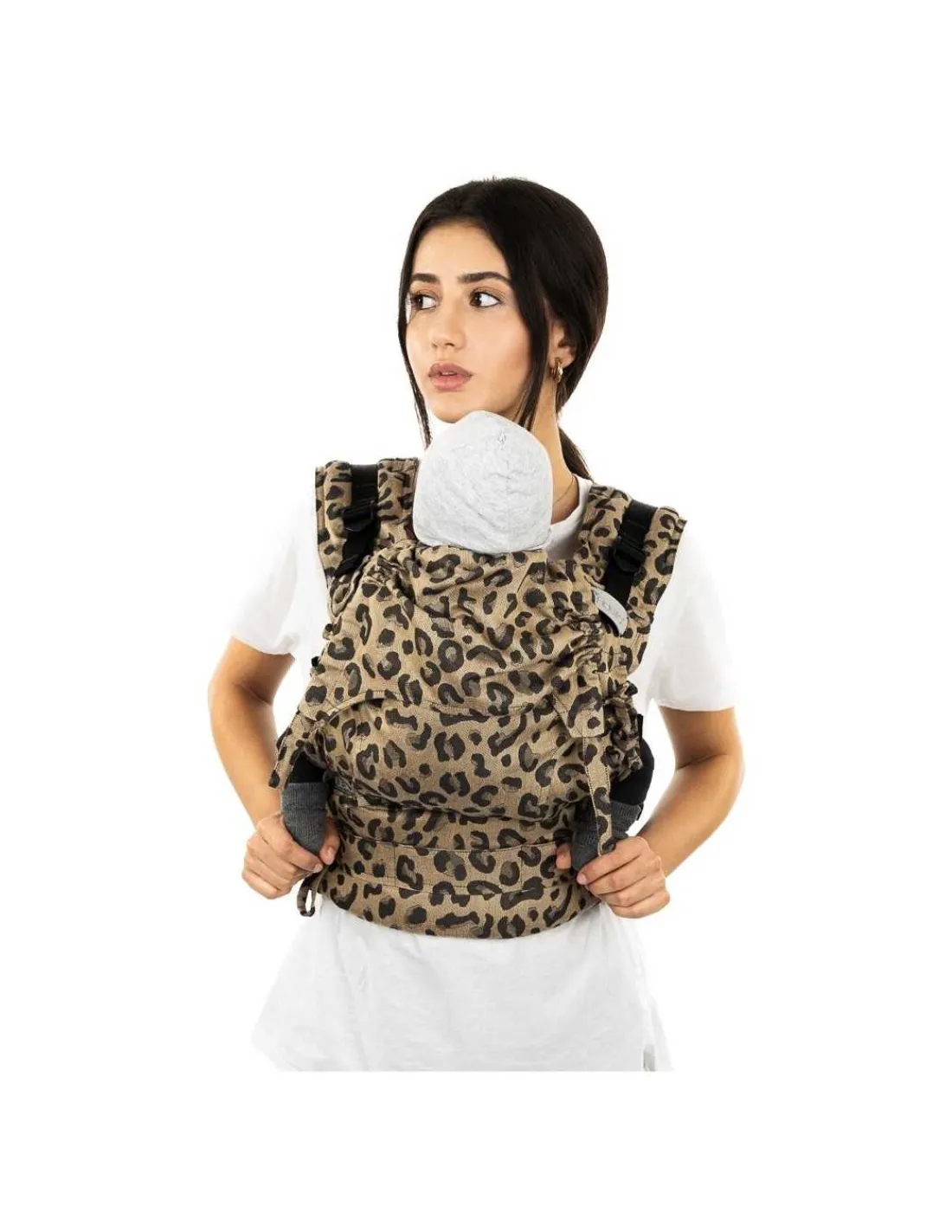 Fidella Mochila Fusión baby Leopard Gold