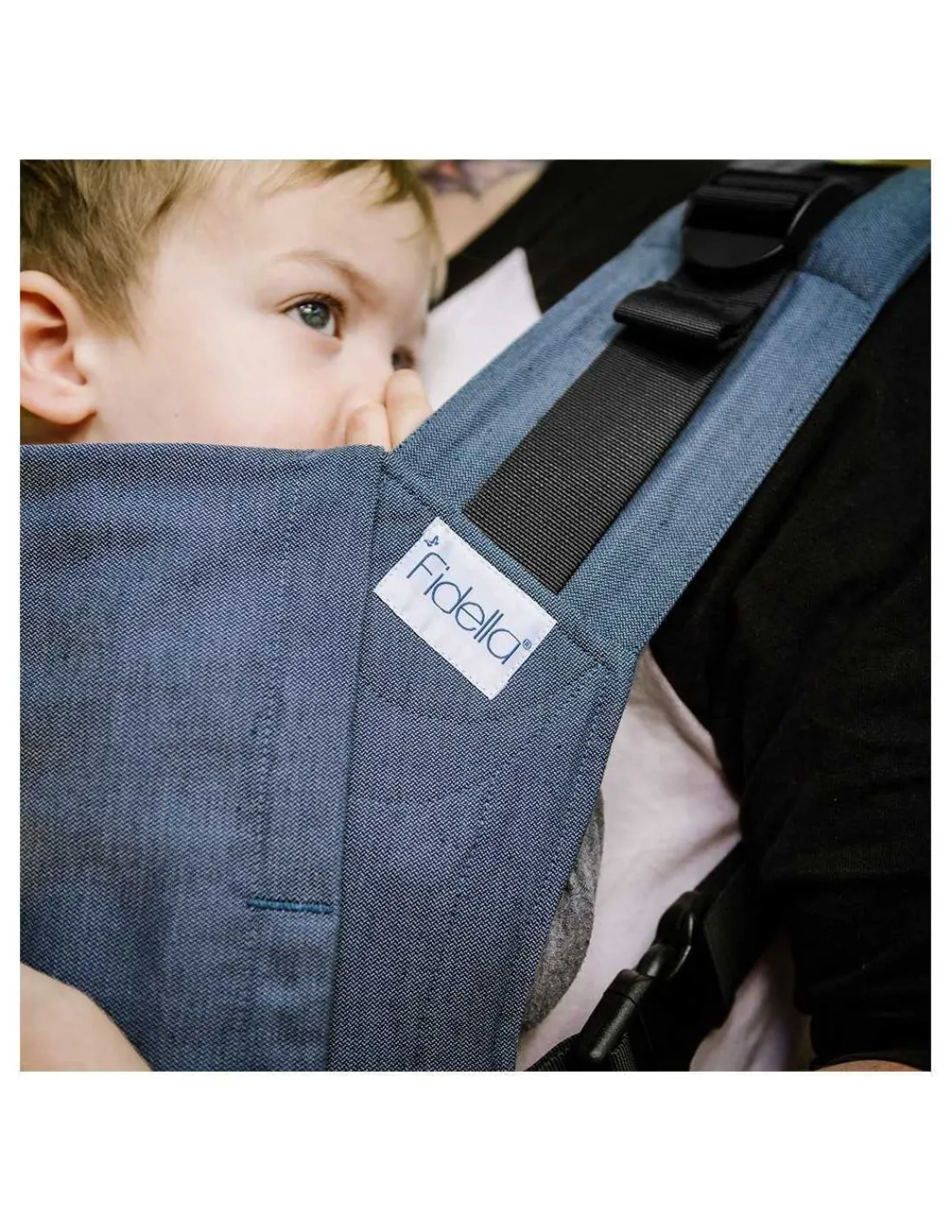 Fidella Mochila Fusion 2.0 | Chevron Denim Blue