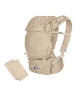 Quokkababy Mochila Portabebés E-Carrier Taupe Leaves
